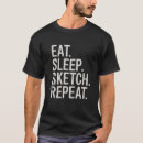 Search for pencil drawing tshirts Illustration
