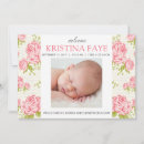 Recherche de vintage birth announcement cards Nouveau bébé