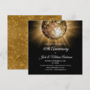 Search for square wedding anniversary invitations Black