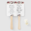 Search for pink floral wedding programs Burgundy