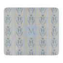 Recherche de bleu planches à découper Monogramme