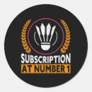 Search for badminton game stickers Racquet