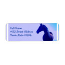 Search for horse silhouette return address labels Equine