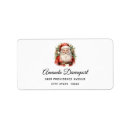 Search for st nicholas return address labels Santa claus