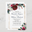 Search for country christmas wedding invitations Red