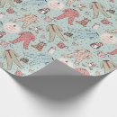 Search for mint christmas wrapping paper Vintage