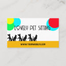 Search for pet and house sitting business cards Cat