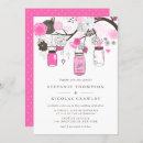 Search for hot pink flower wedding invitations Flowers