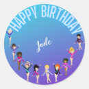 Search for best friend birthday stickers For kids