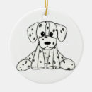 Search for dalmatian ornaments Black