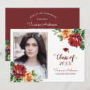 Search for red rose graduation invitations Floral