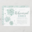 Search for succulent rehearsal dinner invitations Floral