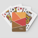 Search for geometric designs playing cards Retro