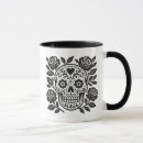 Recherche de crâne mexicain tasses Fleurs