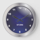 Search for silver and blue clocks Modern