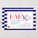 Search for red white blue baby shower invitations Stripes