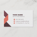 Search for auto mechanic business cards Modern