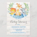Recherche de safari baby shower garçon invitations Jungle