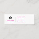 Search for cute business cards Pink