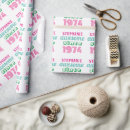 Search for funny 50th birthday wrapping paper Typography