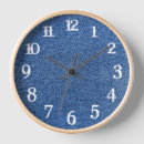 Recherche de bleu blanc horloges Simple