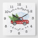 Search for vintage christmas clocks Watercolor