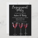 Recherche de verre de cocktail invitations Rouge