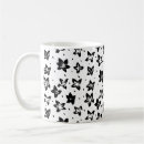 Search for nature pattern coffee mugs Black and white