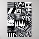 Search for black white graphic design posters Geometric