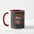 Recherche de los muertos tasses Fête mexicaine