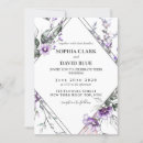 Recherche de cadre fleuri invitations Violet