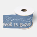 Search for sweet 16 ribbon Silver