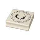 Search for deer rubber stamps Round