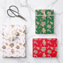 Search for gingerbread man wrapping paper Christmas sweets