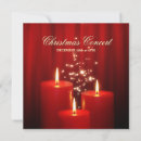 Recherche de concert noël invitations Rouge