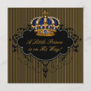 Search for royal blue black gold invitations Baby