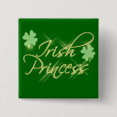 Search for four leaf clover square buttons Celtic