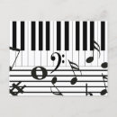 Recherche de clés piano cartes postales Clavier