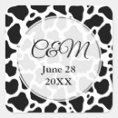 Search for cow monogram stickers Animal