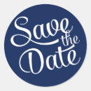 Search for blue save the date stickers Navy