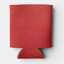 Search for leather can coolers Red