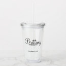 Search for plastic party drinkware Bridesmaid