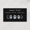 Search for crescent moon business cards Yoga