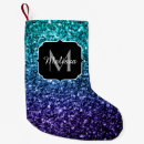 Search for aqua christmas stockings Glitter