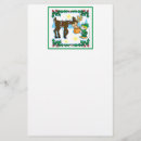 Search for vintage christmas stationery paper Reindeer