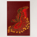 Recherche de dragon rouge puzzles Imaginaire