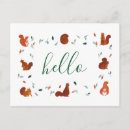 Search for cute squirrel postcards Fall