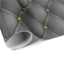Search for leather look wrapping paper Black