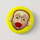 Recherche de singe drôle badges Anniversaire