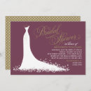 Search for gold and burgundy bridal shower invitations For her